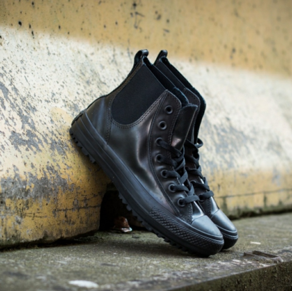 🔥 NWT Converse Chelsea Black Rubber Boots